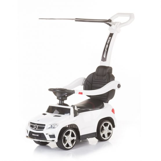 Кола с дръжка Chipolino MERCEDES BENZ GL63 AMG бяла