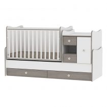 LORELLI CLASSIC Трансформиращо се легло-люлка 190/72 см. MINI MAX БЯЛ/КАФЕ