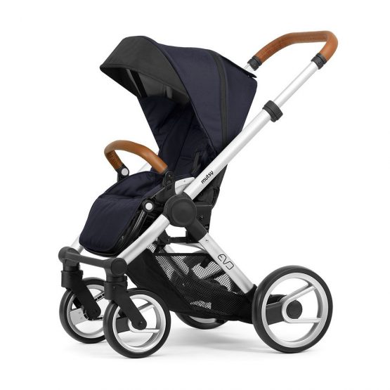 MUTSY Промо комплект шаси+седалка+кош за новородено EVO URBAN NOMAD DEEP NAVY MT -0410