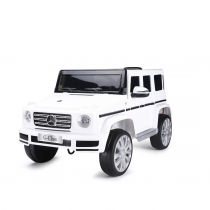 Лицензирана акумулаторна кола SUV MERCEDES G 500- бяла
