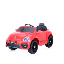Лицензирана акумулаторна кола VW Beetle Dune Convertible, червена