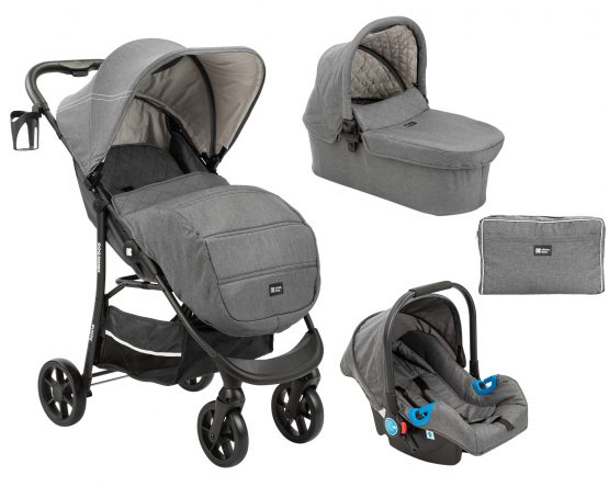 Комбинирана количка 3 в 1 Selina Dark Grey