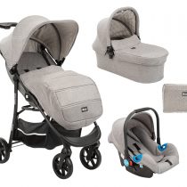 Комбинирана количка 3 в 1 Selina Light Grey