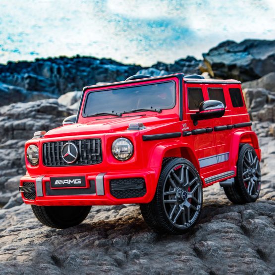 ДЖИП MERCEDES G63 AMG ЧЕРВЕНАEVAГУМИ