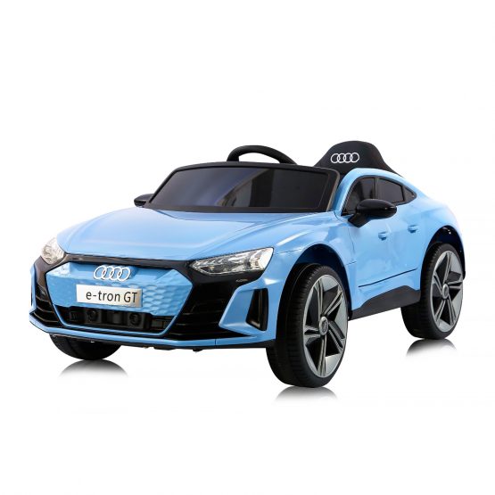 ЕЛ.КОЛА AUDI E-TRON СИНЯ, КОЖЕНА СЕДАЛКА