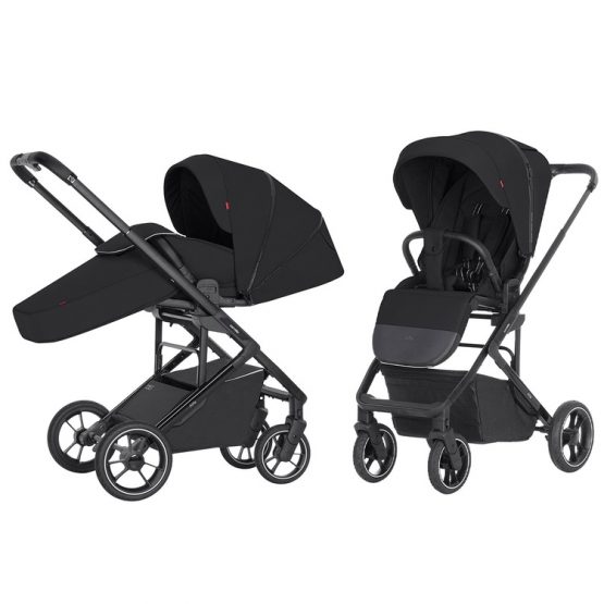 Бебешка количка Carrello Alfa CRL-5508 Midnight Black-ЛЯТНА