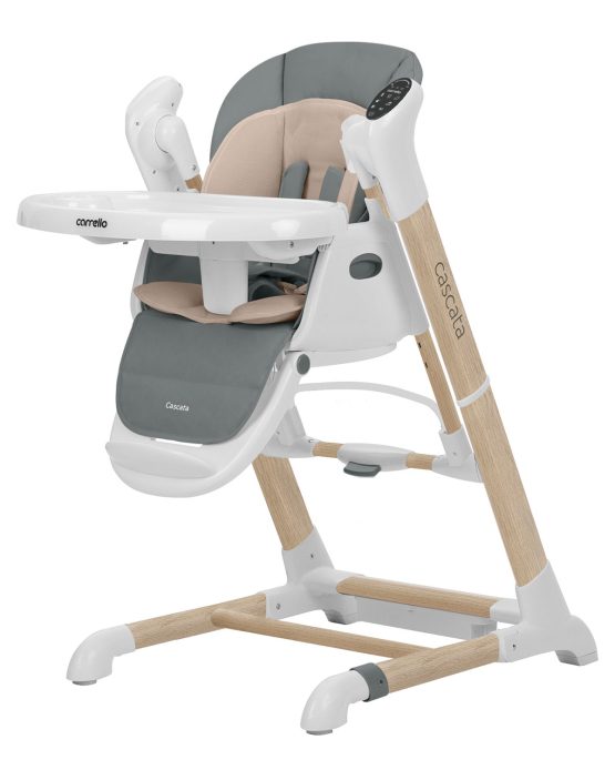 Ел.люлка+стол за хранене CARRELLO CASCATA SPACE GREY