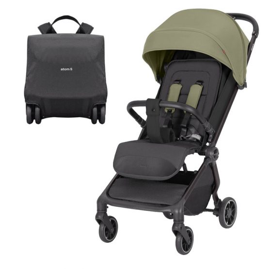 Бебешка количка CARRELLO Atom S CRL-5526 Антично зелена