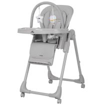 Детско столче за хранене Carrello Lotus 2в1 CRL-12101 Алба Сив