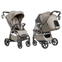 Бебешка количка Carrello Bravo Lite DELUXE CRL-5529 Дъб Бежов