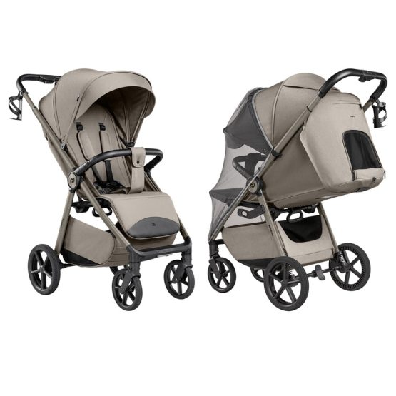 Бебешка количка Carrello Bravo Lite DELUXE CRL-5529 Дъб Бежов