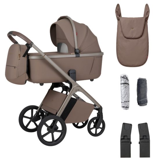 Бебешка количка 2в1 CARRELLO Vector CRL-6553 Сoffee Beige